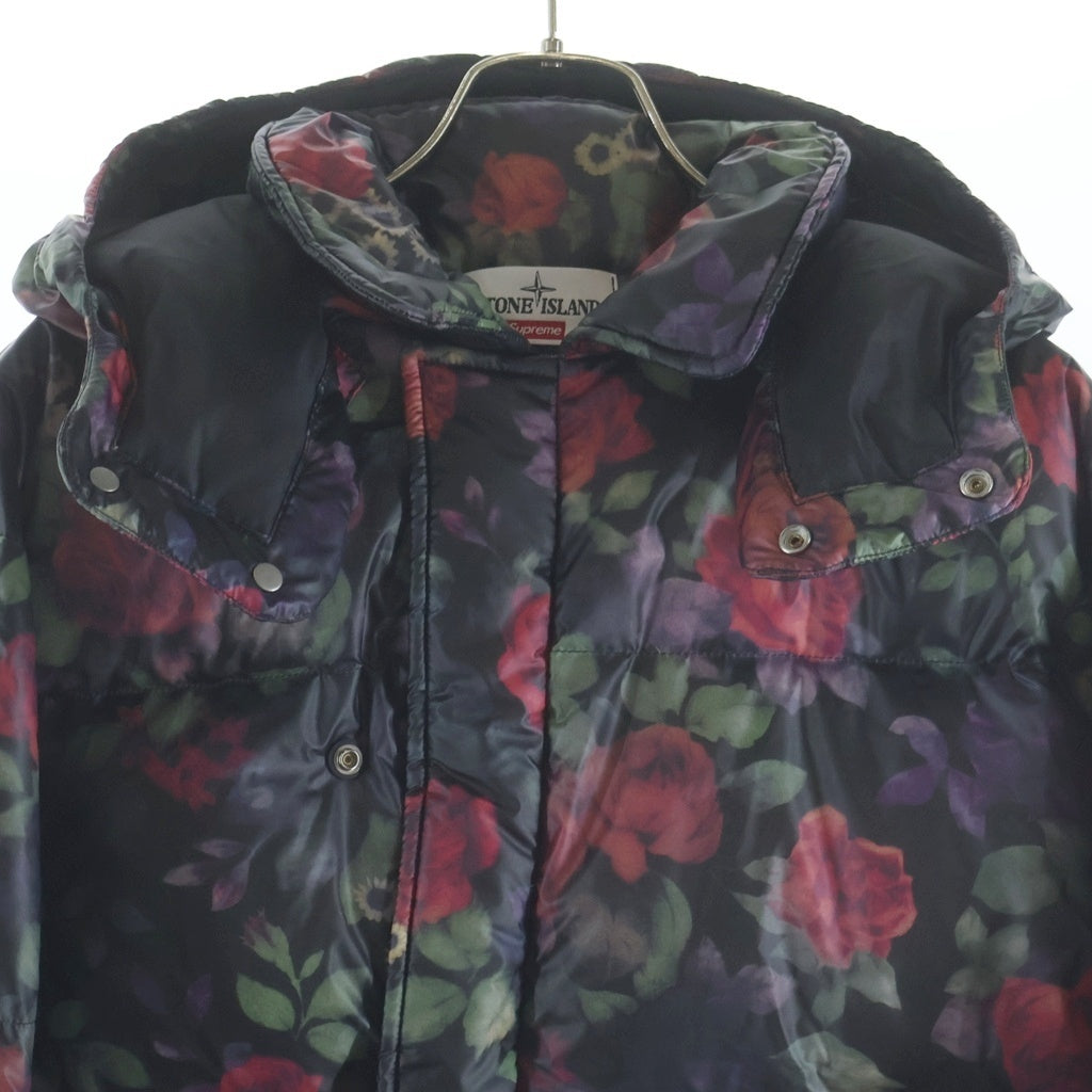 SUPREME(シュプリーム) 17AW ×STONE ISLAND Lamy Cover Stampato Balaclava Puffer Jacket ストーンアイランド ラミ-カバー デジタルプリント パファージャケット 6725401S1