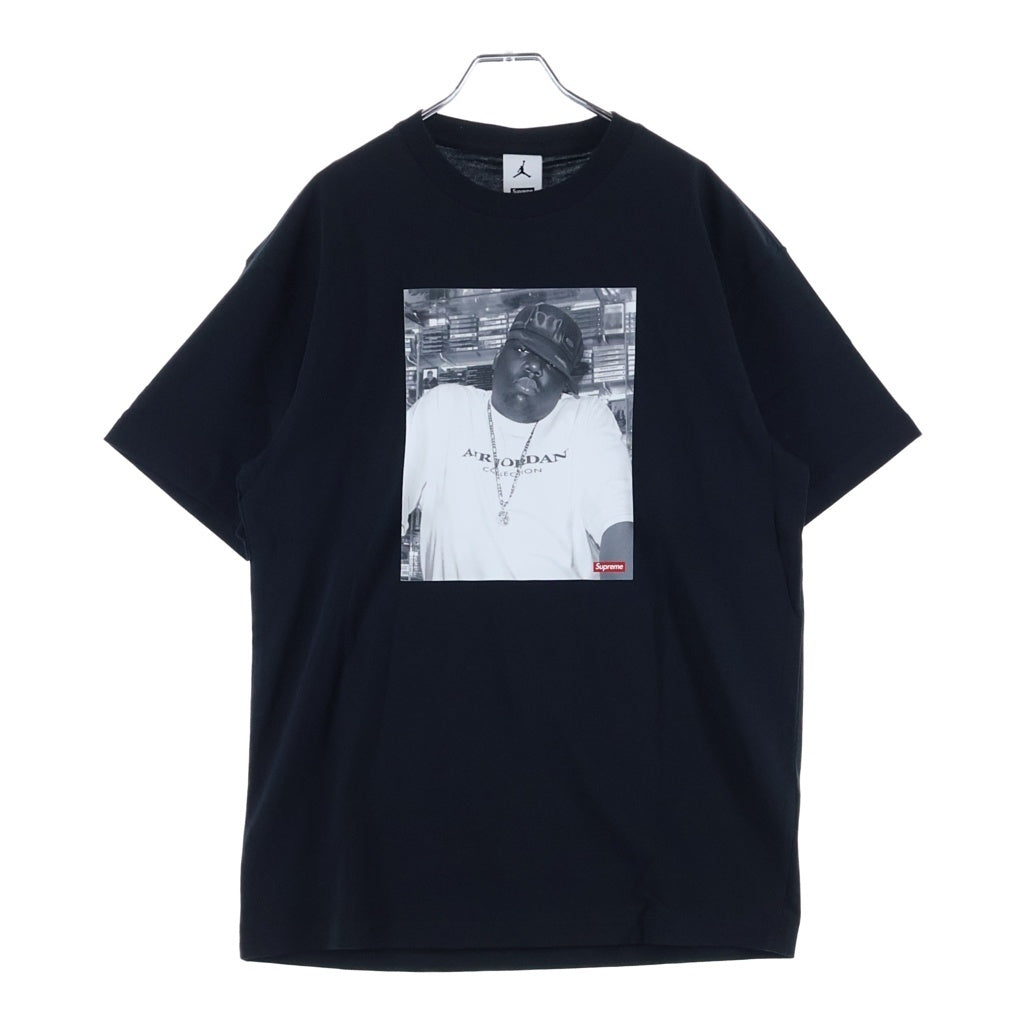 SUPREME(シュプリーム) 24AW Jordan Biggie S/S Top ジョーダン ビギー フォトプリント 半袖Tシャツカットソー ブラック HJ8385-010