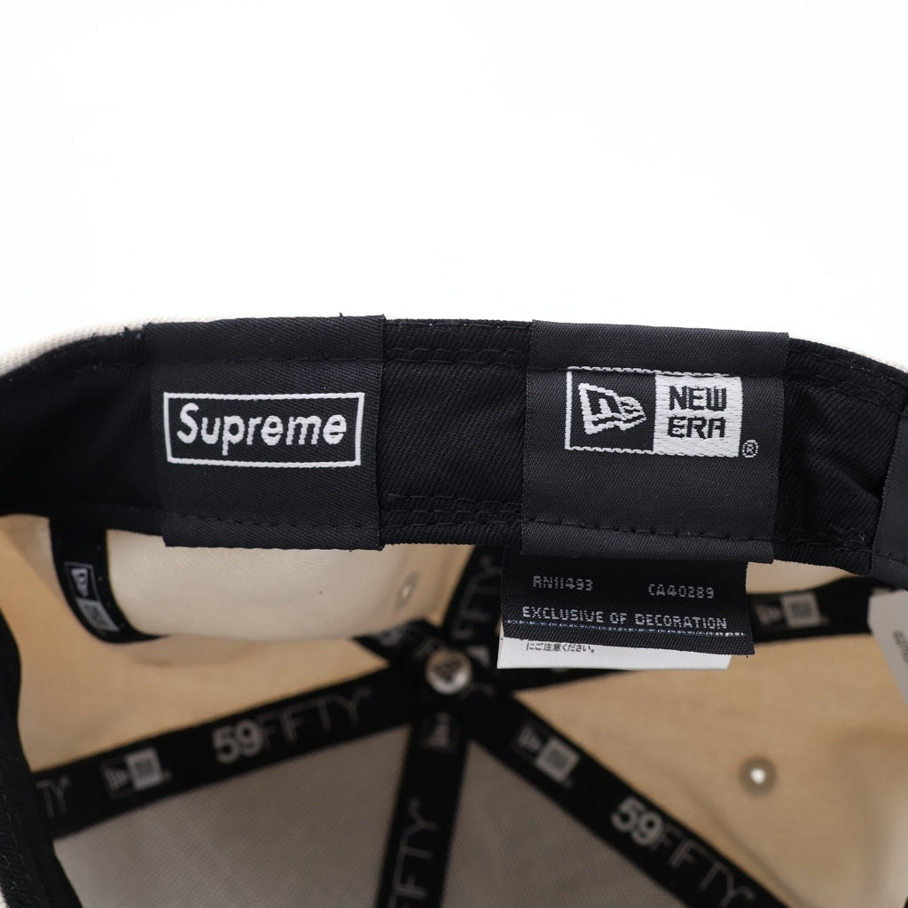 SUPREME(シュプリーム) 22SS ×NEW ERA Handstyle Cap ニューエラ ハンドスタイル ベースボールキャップ 帽子 ベージュ