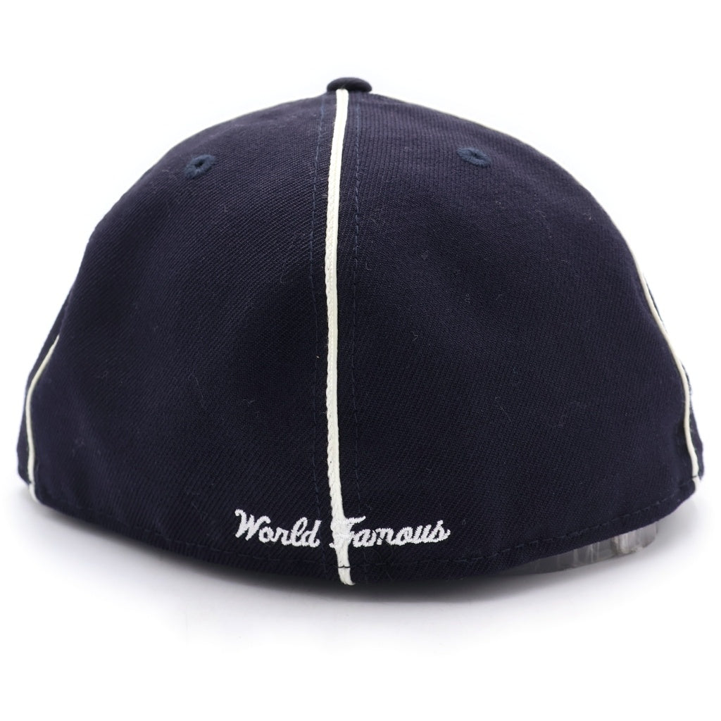 SUPREME(シュプリーム) 17SS ×NEW ERA Piping Box Logo Cap ニューエラ パイピング ボックスロゴ ベースボールキャップ 帽子 ネイビー
