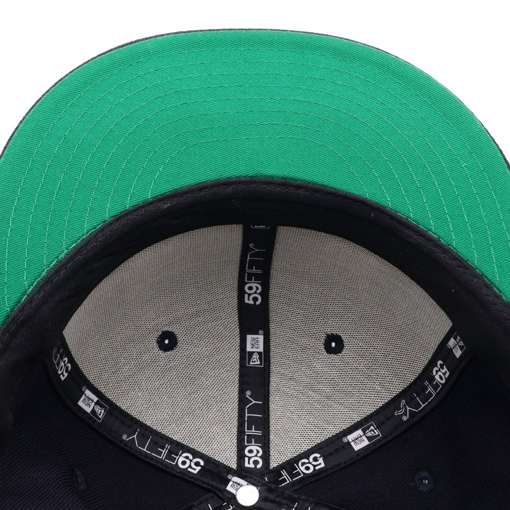 SUPREME(シュプリーム) 17SS ×NEW ERA Piping Box Logo Cap ニューエラ パイピング ボックスロゴ ベースボールキャップ 帽子 ネイビー