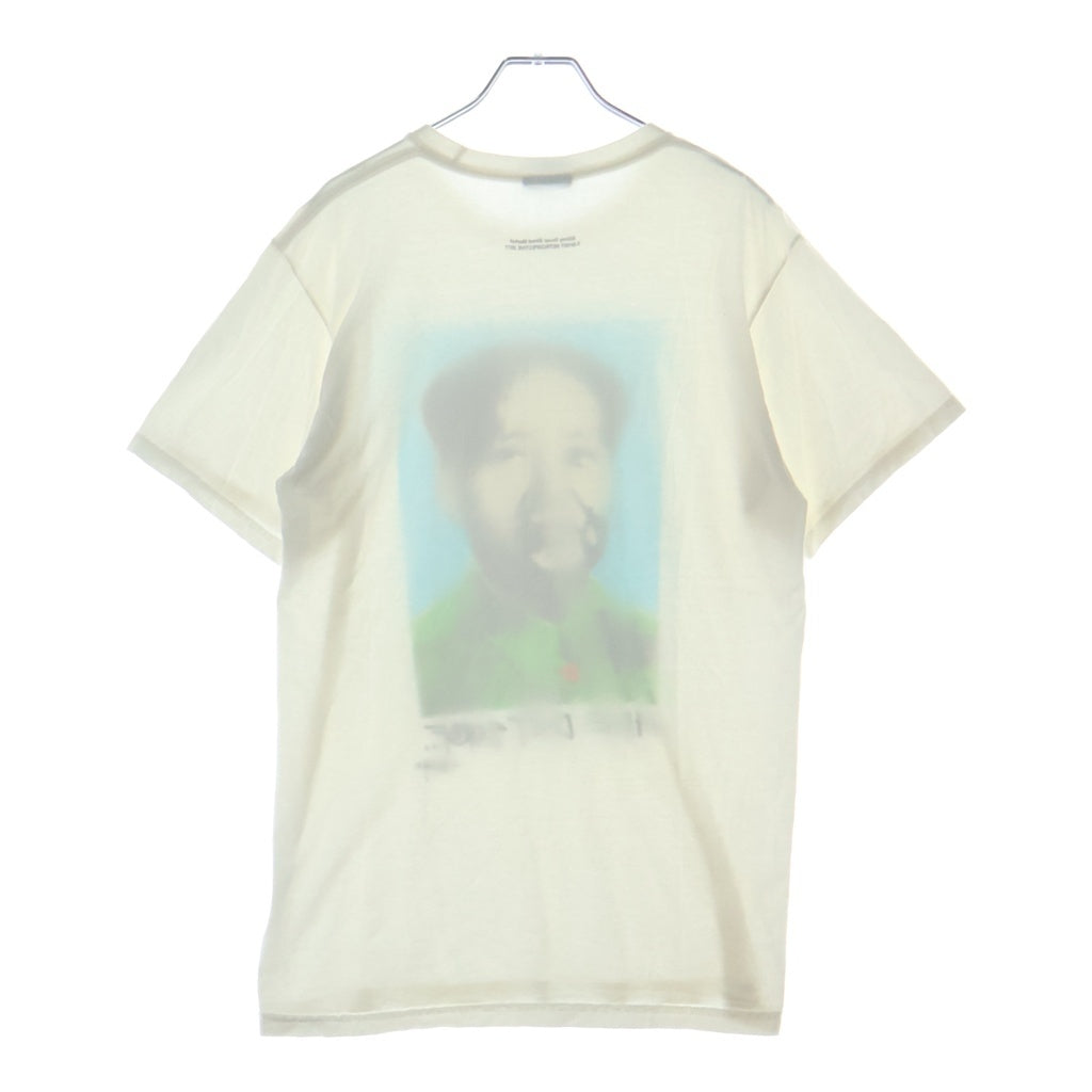 STUSSY(ステューシー) ×Dover Street Market DSM Charlie Don'T Surf Tee ドーバーストリートマーケット 毛沢東 プリント クルーネック 半袖Tシャツ カットソー ホワイト