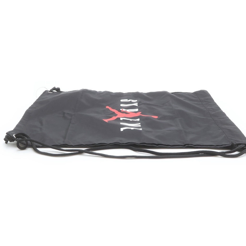 SUPREME(シュプリーム) 24AW ×Jordan Drawstring Bag ジョーダン ロゴプリント ドローストリング バッグ ブラック