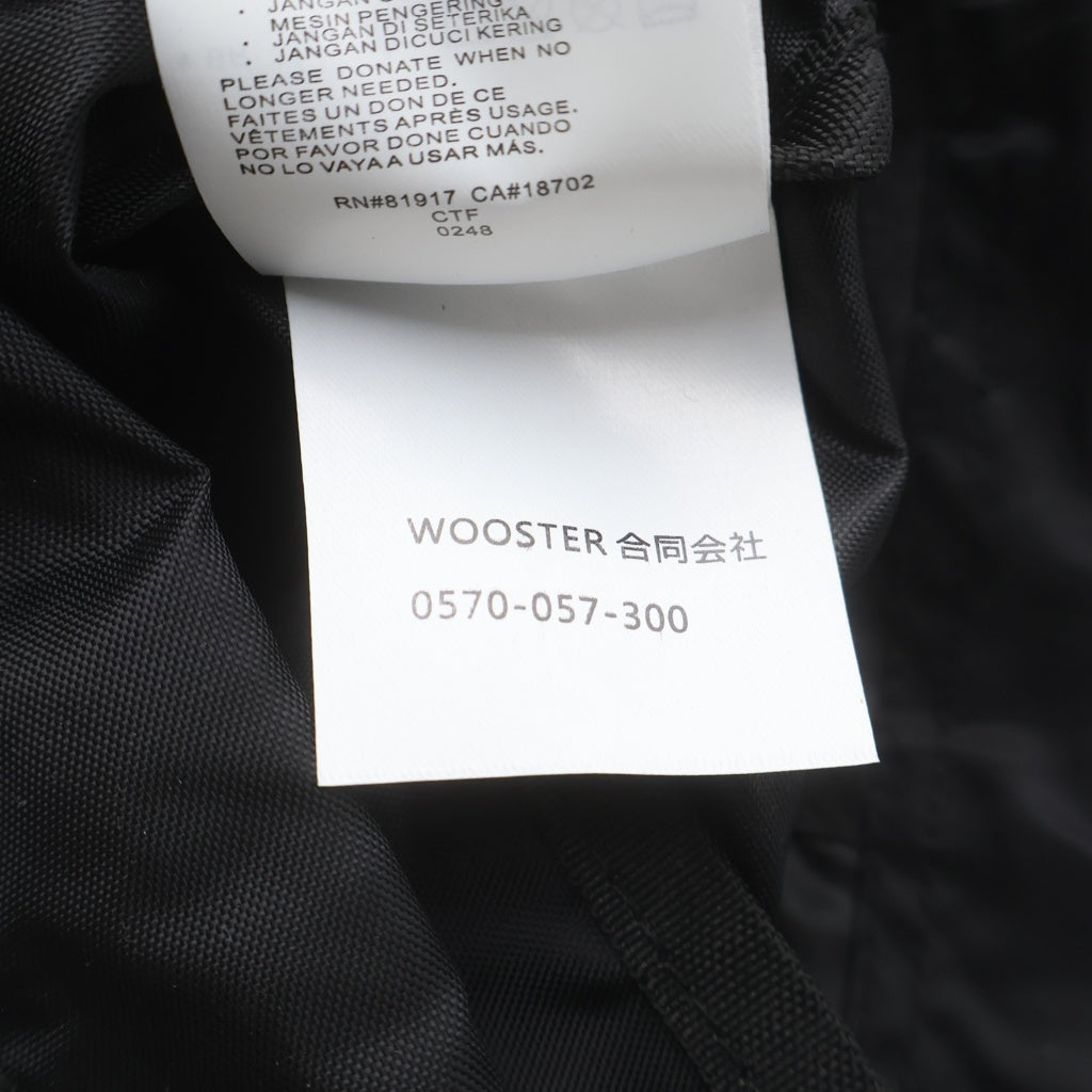 SUPREME(シュプリーム) 24AW ×Jordan Drawstring Bag ジョーダン ロゴプリント ドローストリング バッグ ブラック