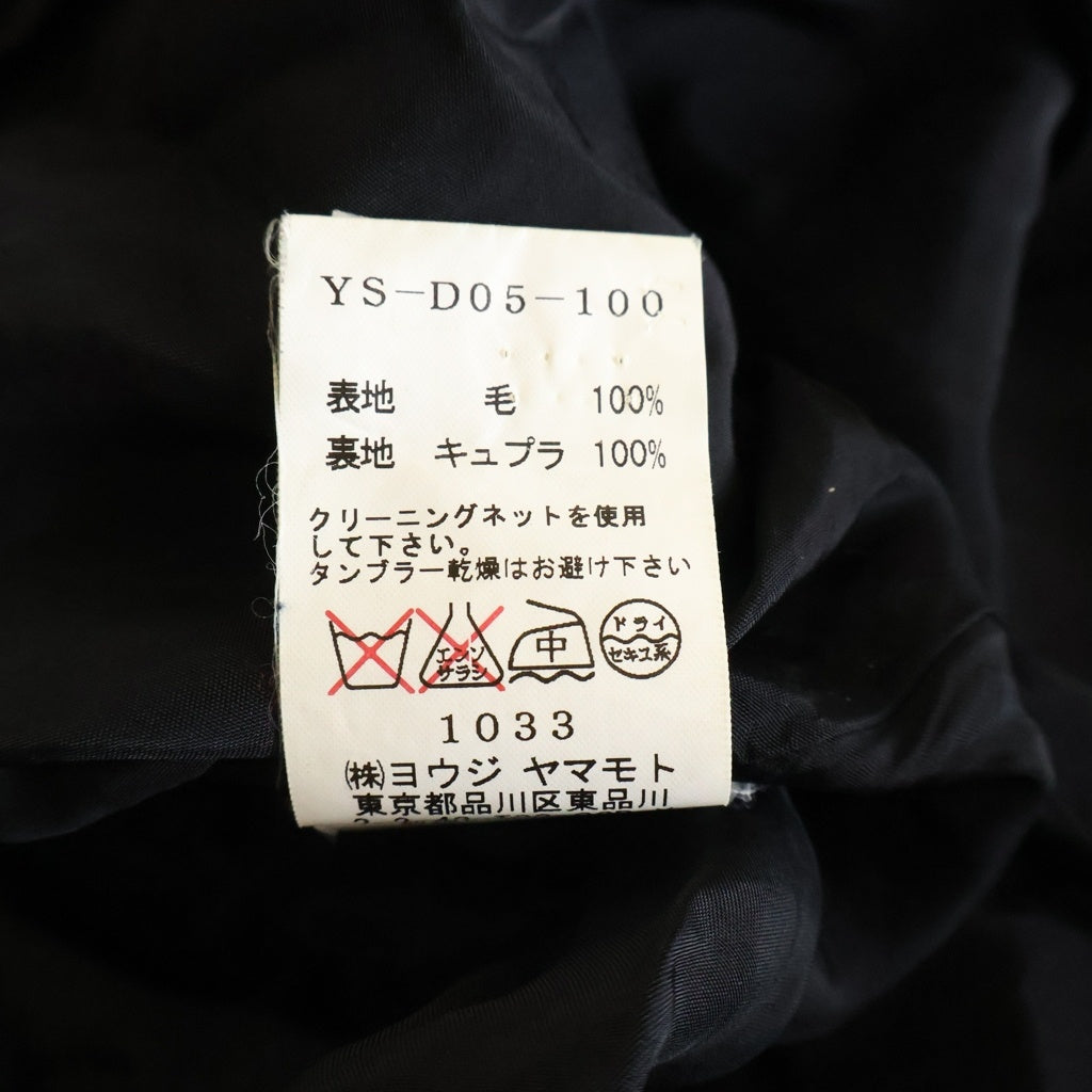 Y's(ワイズ) キュプラ混 長袖シャツ ワンピース ブラック レディース YS-D05-100