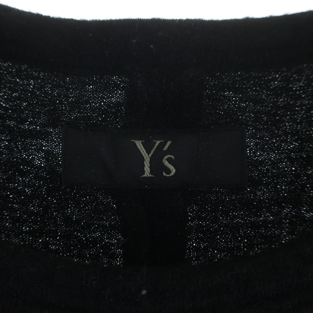 Y's(ワイズ) ウール ニット 長袖ワンピース ブラック/グレー レディース YE-T02-160