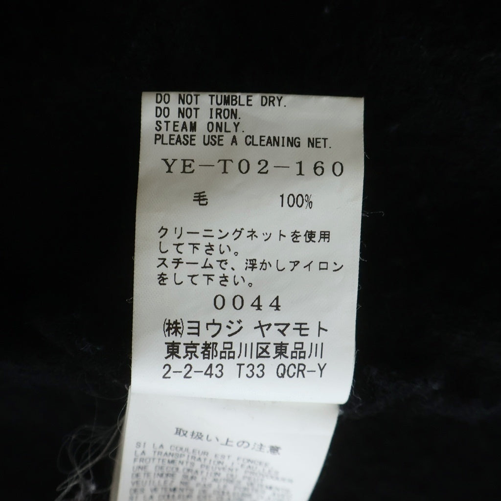 Y's(ワイズ) ウール ニット 長袖ワンピース ブラック/グレー レディース YE-T02-160