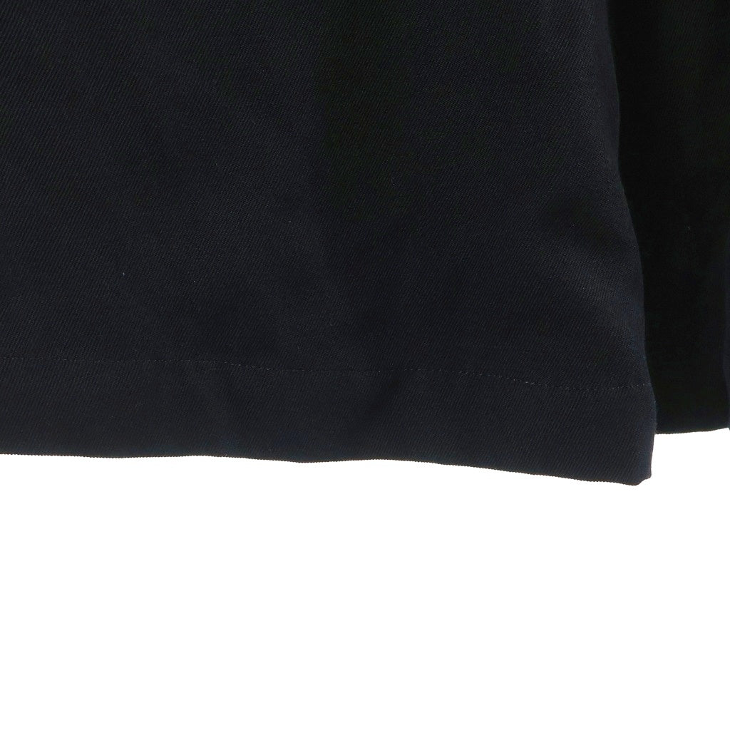 BLACK COMME des GARCONS(ブラックコムデギャルソン) 12AW キュプラ混 トレンチポンチョ ブラック レディース 1J-C002 AD2012