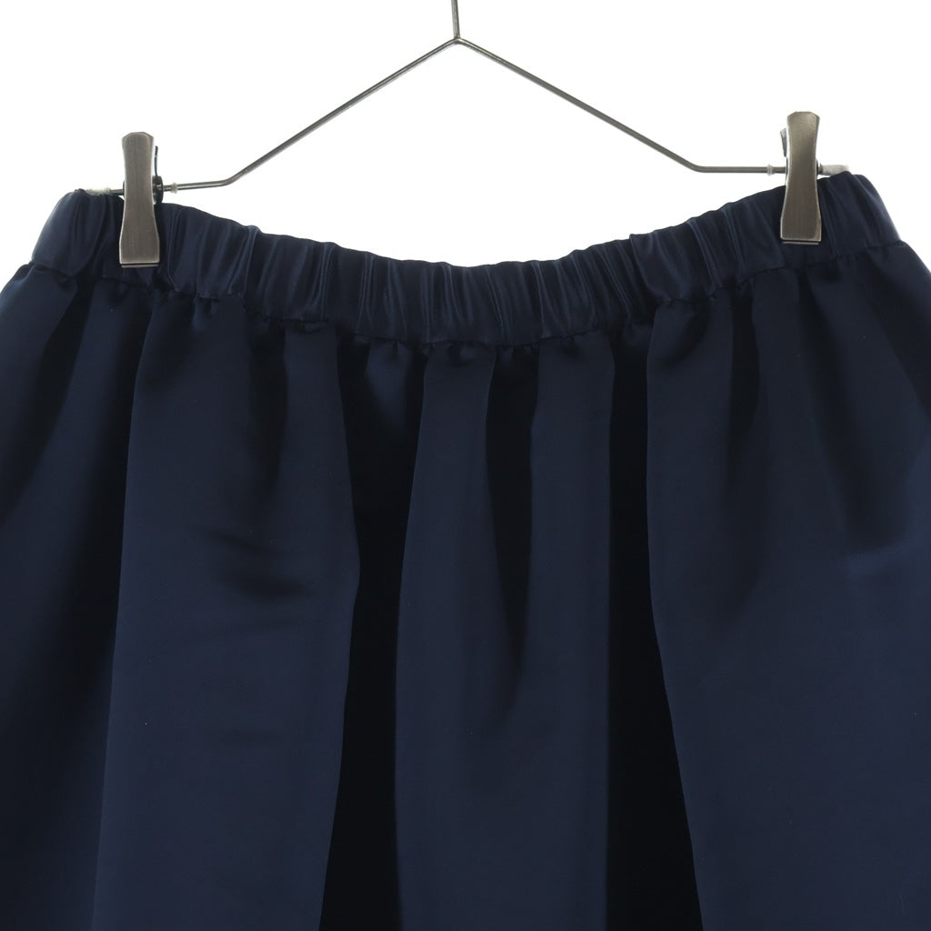 COMME DES GARCONS GIRL(コムデギャルソンガール) 22AW サテン フリル ボリューム スカート ネイビー レディース NJ-S011 AD2022