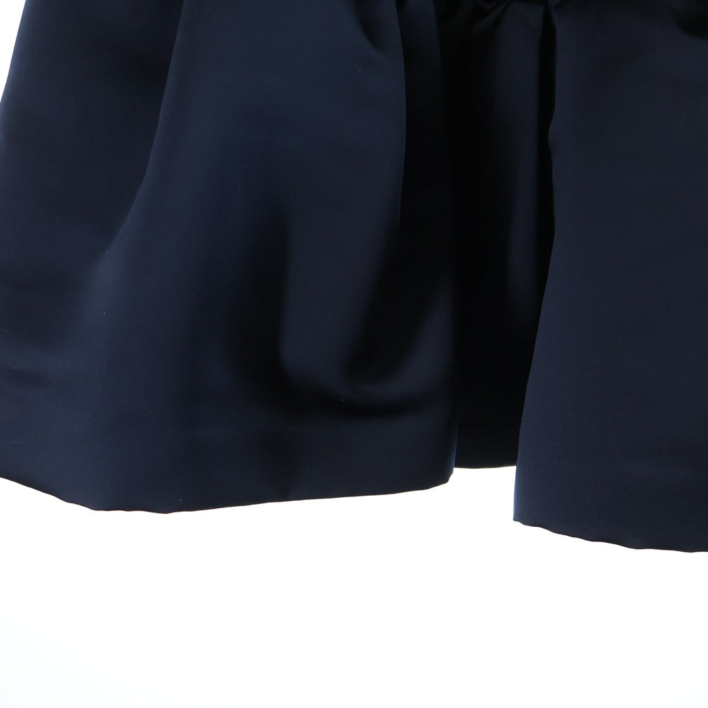 COMME DES GARCONS GIRL(コムデギャルソンガール) 22AW サテン フリル ボリューム スカート ネイビー レディース NJ-S011 AD2022