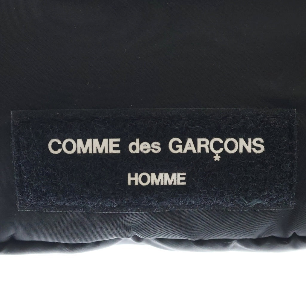 COMME des GARCONS HOMME(コムデギャルソンオム) ロゴ ナイロンツイル ウエストバッグ ボディバッグ ブラック HK-K202-051 レディース