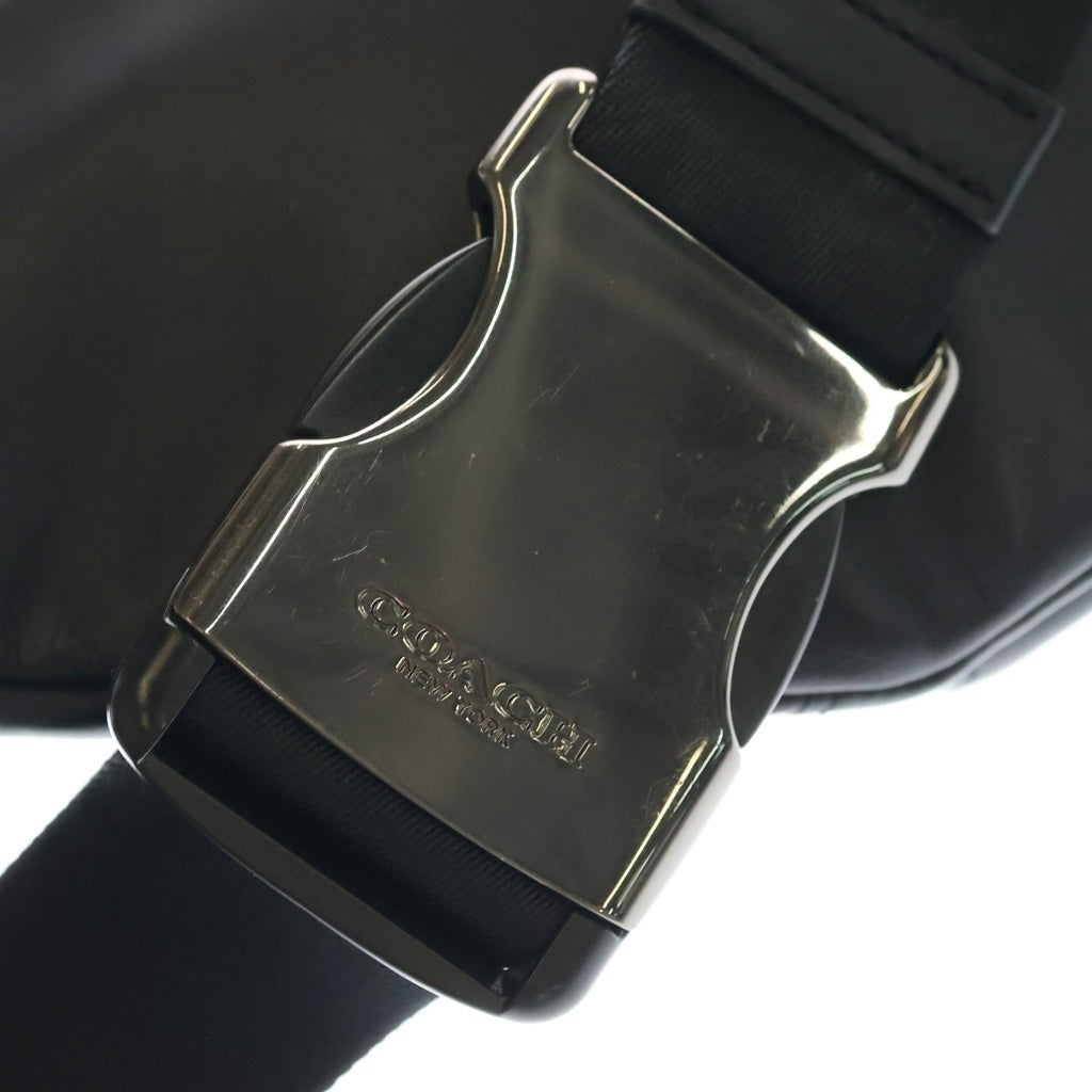 COACH(コーチ) レザー ボディバッグ ウエストバッグ ブラック E2147-C2716 レディース