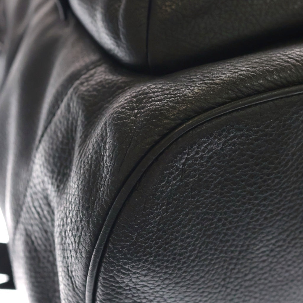 COACH(コーチ) レザー バッグパック デイパック リュックサック ブラック H2021-2854 レディース