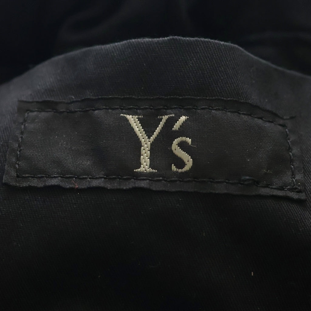 Y's(ワイズ) ウール レザー ショルダーバッグ 巾着 ポーチ ブラック YE-I13-880 レディース