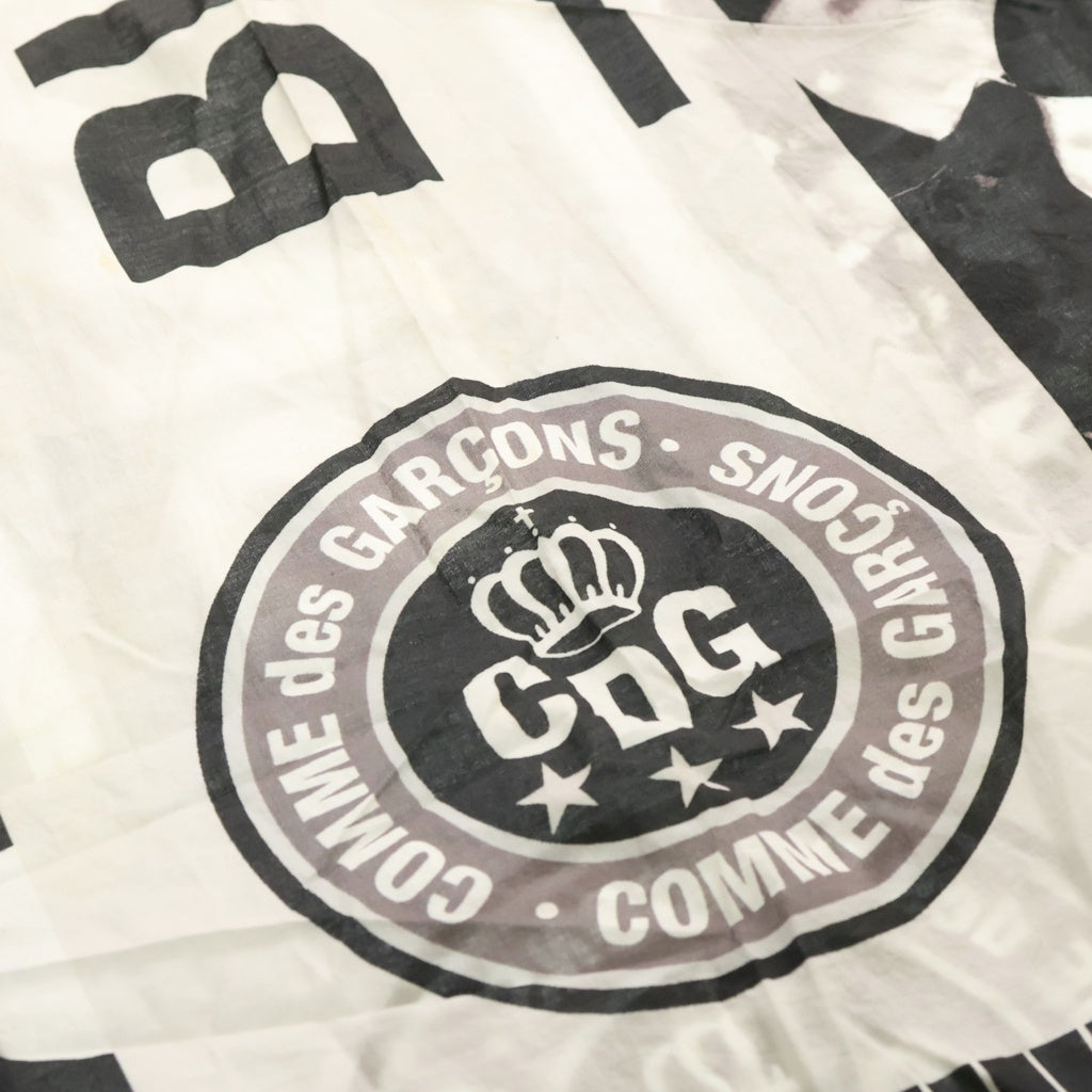 COMME des GARCONS(コムデギャルソン) 13SS サッカーデザインプリント 特大 スカーフ マルチカラー OI-K009 レディース