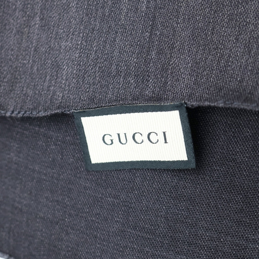 GUCCI(グッチ) GG 総柄 ストール マフラー グレー