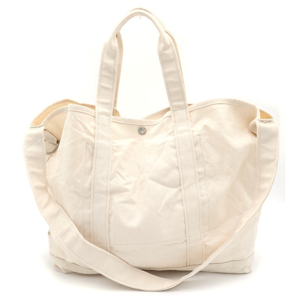 COMME des GARCONS HOMME(コムデギャルソンオム) 23AW COTTON CANVAS TOTE BAG コットン キャンバス 2WAY トートバッグ ショルダーバッグ ベージュ HL-K203 レディース