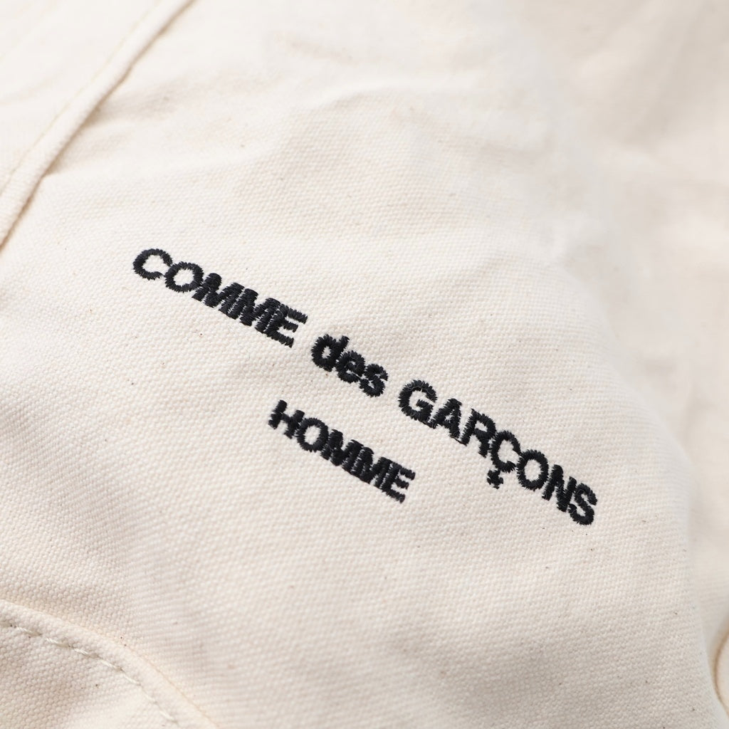 COMME des GARCONS HOMME(コムデギャルソンオム) 23AW COTTON CANVAS TOTE BAG コットン キャンバス 2WAY トートバッグ ショルダーバッグ ベージュ HL-K203 レディース