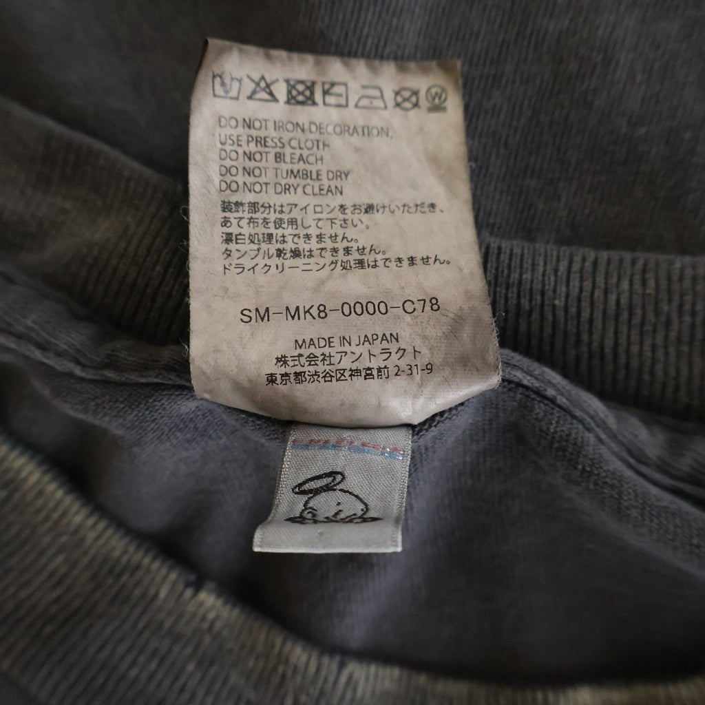 SAINT MICHAEL(セントマイケル) 26SS DETH NOTE DN_SS TEE デスノート Tシャツ ブラック SM-MK8-0000-C78