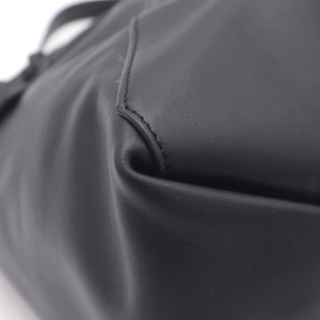MM6 Maison Margiela(エムエムシックスメゾンマルジェラ) FOLDED POCHETTE JAPANESE フォルテッド カーフレザー ジャパニーズハンドバッグ ショルダーバッグ ブラック SB5WF0016 P8805 レディース