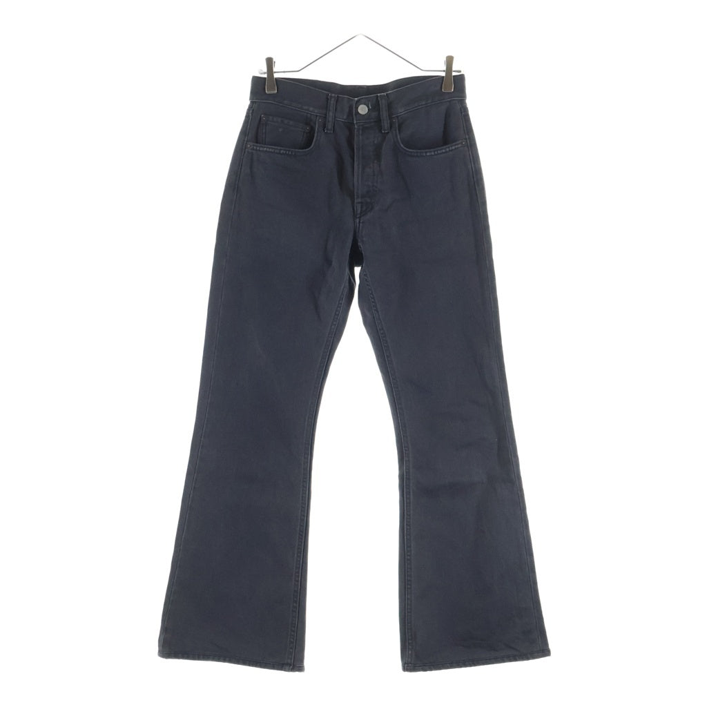 Acne Studios(アクネ ストゥディオズ) 1992M Slim-Fit Bootcut Jeans スリムフィットブーツカットジーンズ デニムパンツ ブラック B00306