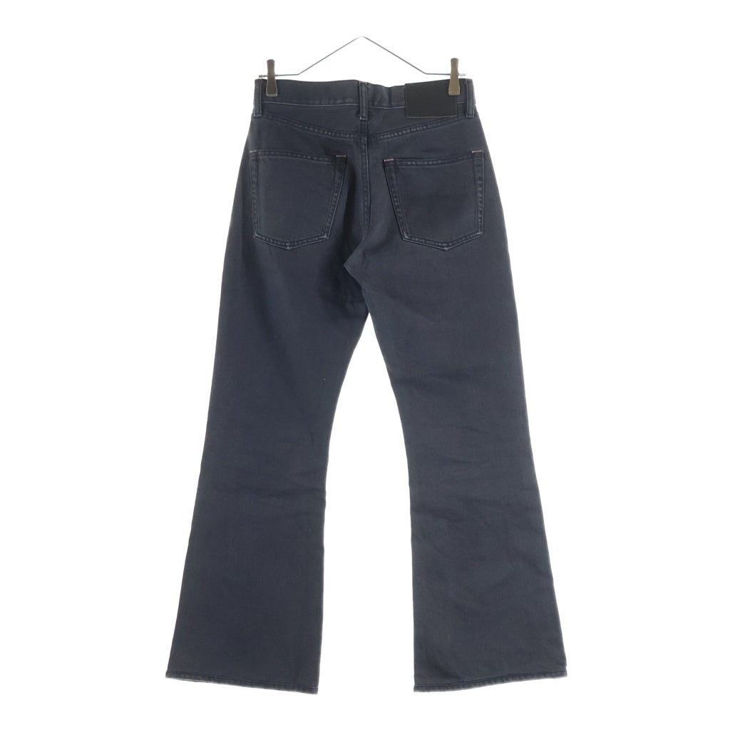 Acne Studios(アクネ ストゥディオズ) 1992M Slim-Fit Bootcut Jeans スリムフィットブーツカットジーンズ デニムパンツ ブラック B00306