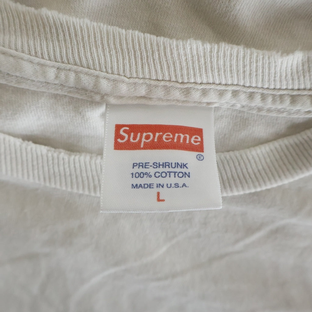 SUPREME(シュプリーム) 12AW Bullet Box Logo Tee 渋谷オープン記念 バレット ボックスロゴ クルーネック 半袖Tシャツ カットソー ホワイト