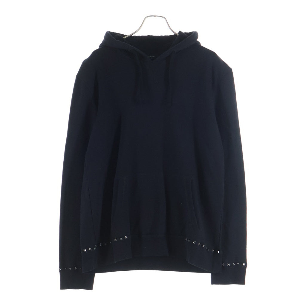 VALENTINO(ヴァレンティノ) ロックスタッズ スウェット プルオーバーパーカー ブラック NV0MF06M3TV