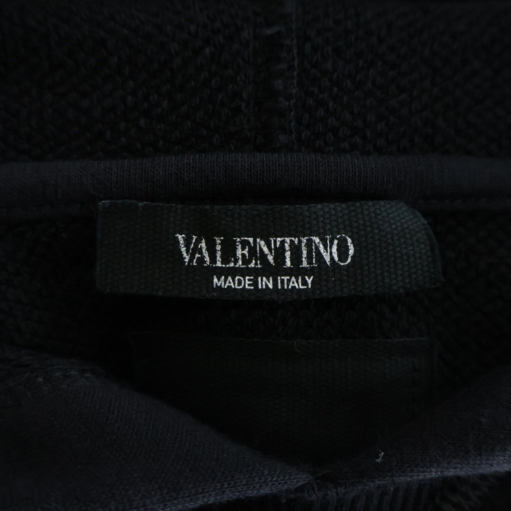 VALENTINO(ヴァレンティノ) ロックスタッズ スウェット プルオーバーパーカー ブラック NV0MF06M3TV