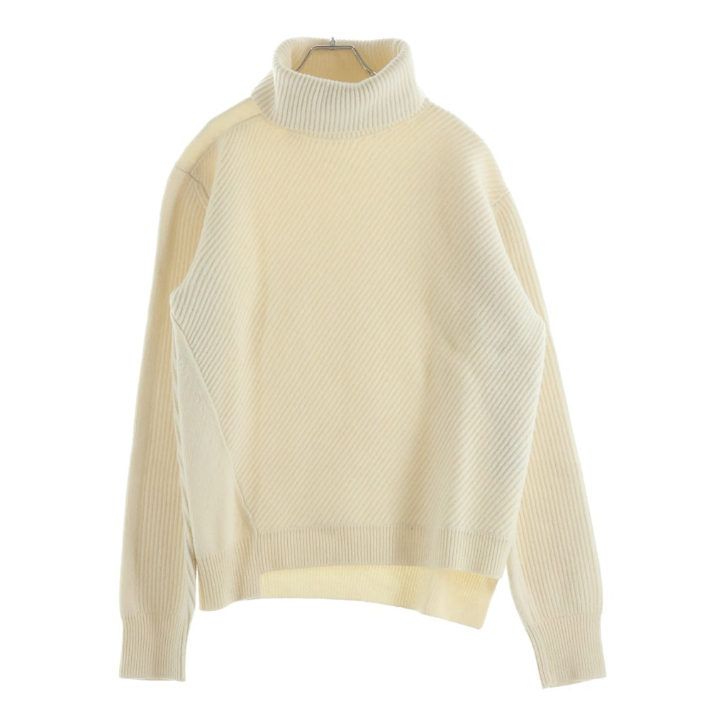 Alexander McQueen(アレキサンダーマックイーン) タートルネック ウール ニット セーター アイボリー 663617 Q1AUS