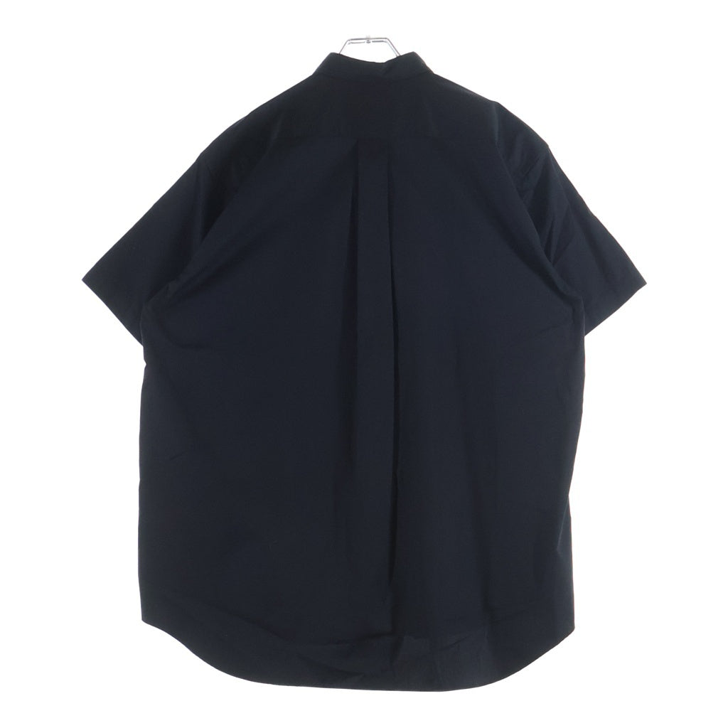 COMME des GARCONS SHIRT(コムデギャルソンシャツ) 22SS FOREVER SHORT SLEEVE WOVEN SHIRT フォーエバー コットン ショートスリーブ ウーブン 半袖シャツ ブラック FI-B030