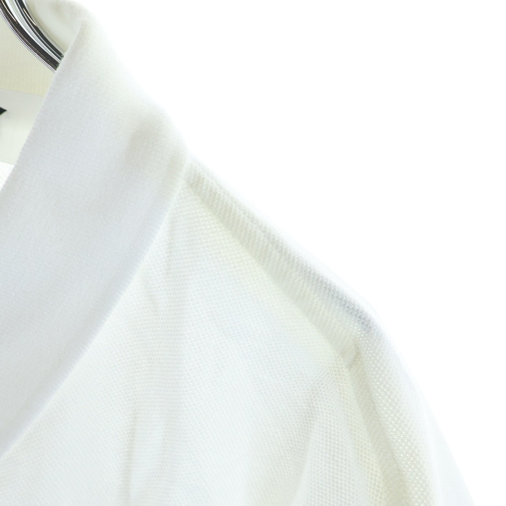 PLAY COMME des GARCONS(プレイコムデギャルソン) 25SS ハートロゴ刺繍 コットン 半袖ポロシャツ ホワイト AX-T066 AD2025/3