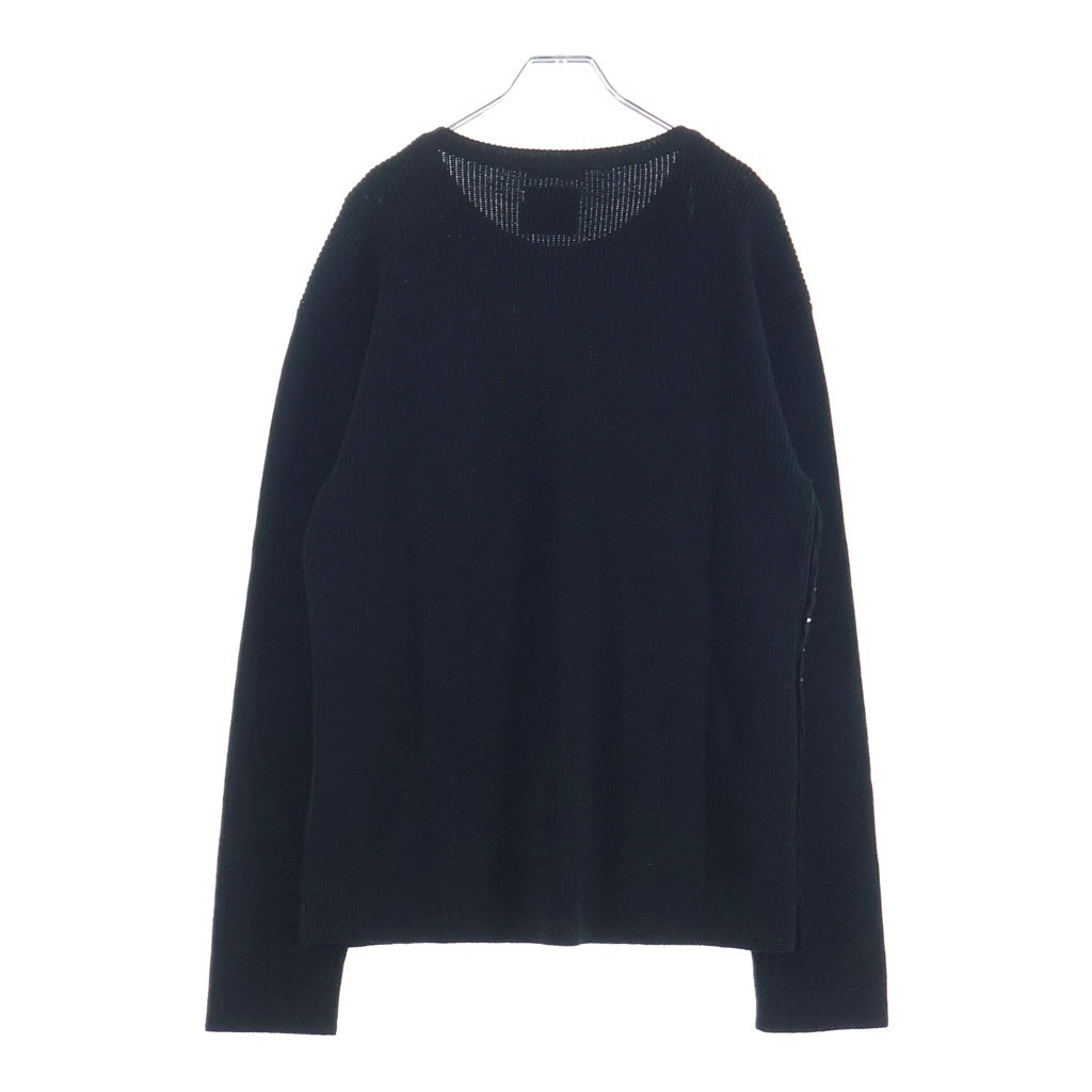 VALENTINO(ヴァレンティノ) サイドロックスタッズ クルーネック ウール