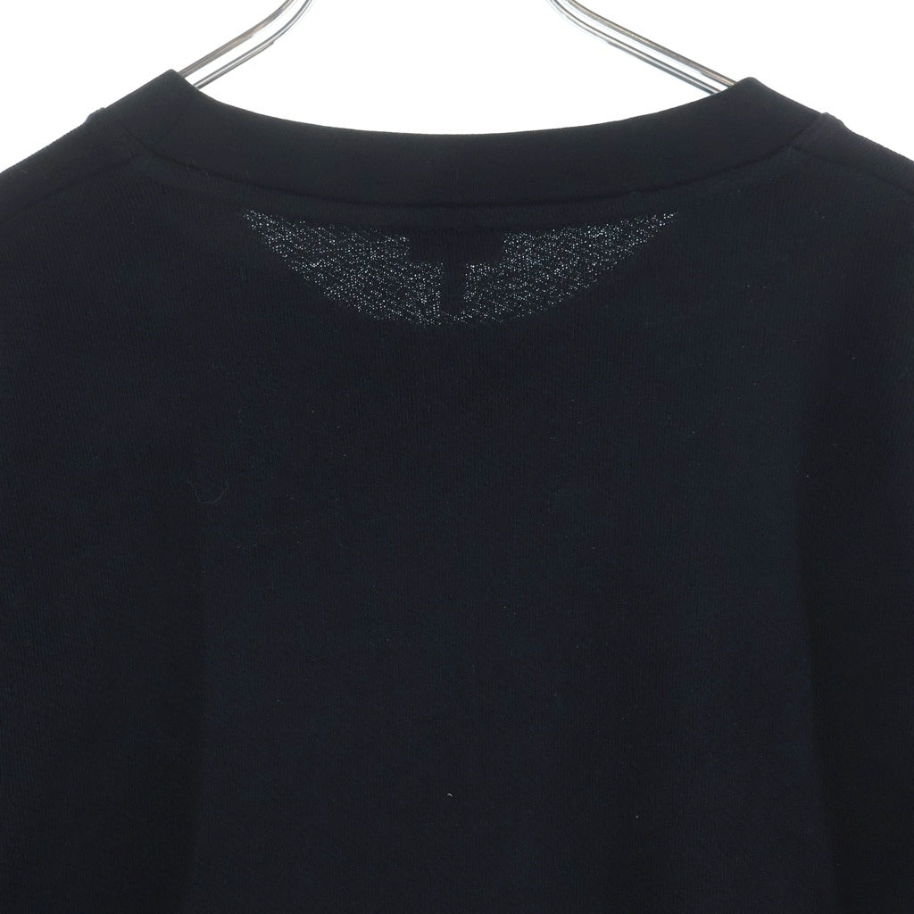 LOEWE(ロエベ) アナグラムロゴ刺繍 クルーネック スウェットトレーナー ブラック H61694100F