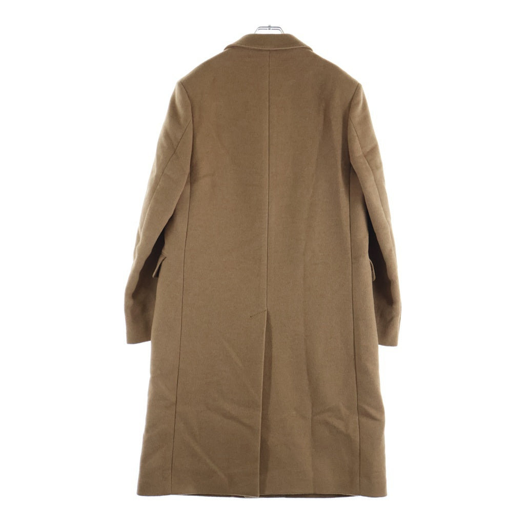 GUCCI(グッチ) キャメルヘアー シングルブレスト チェスターコート ブラウン 663482