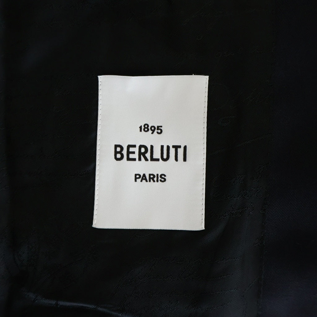 Berluti(ベルルッティ) 裏地カリグラフィ ウール 2B テーラードジャケット ネイビー R15GCL46WARP