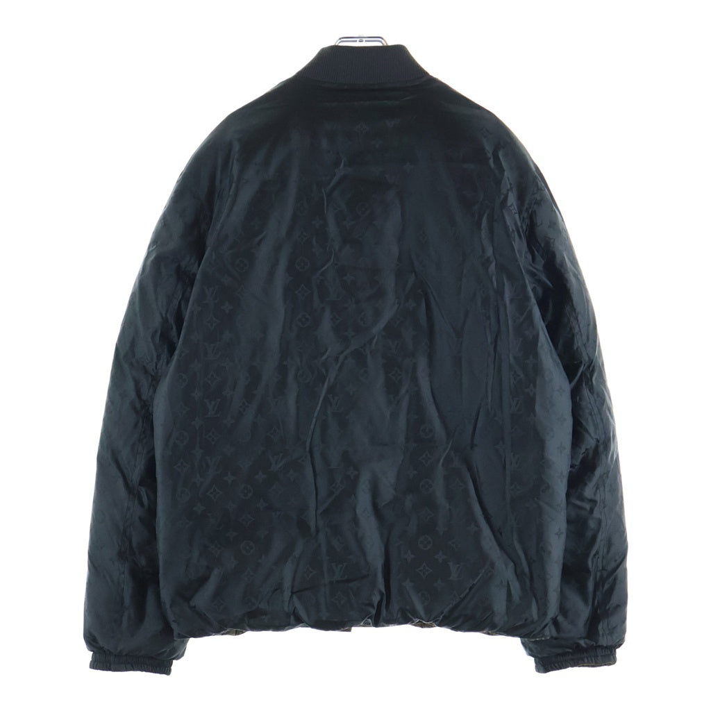 LOUIS VUITTON(ルイヴィトン) 19AW モノグラム リバーシブル ダウンジャケット ブルゾン ブラック/ベージュ HFB47WGHK