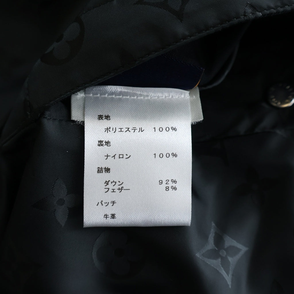 LOUIS VUITTON(ルイヴィトン) 19AW モノグラム リバーシブル ダウンジャケット ブルゾン ブラック/ベージュ HFB47WGHK