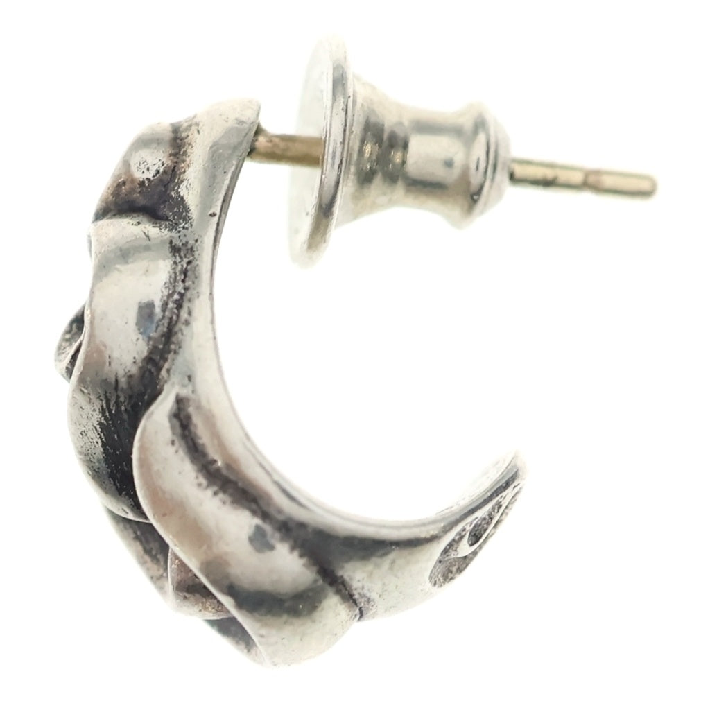 CHROME HEARTS(クロムハーツ) CARVED TEARDROP カーブドティアドロップ ピアス シルバー BCA091 レディース