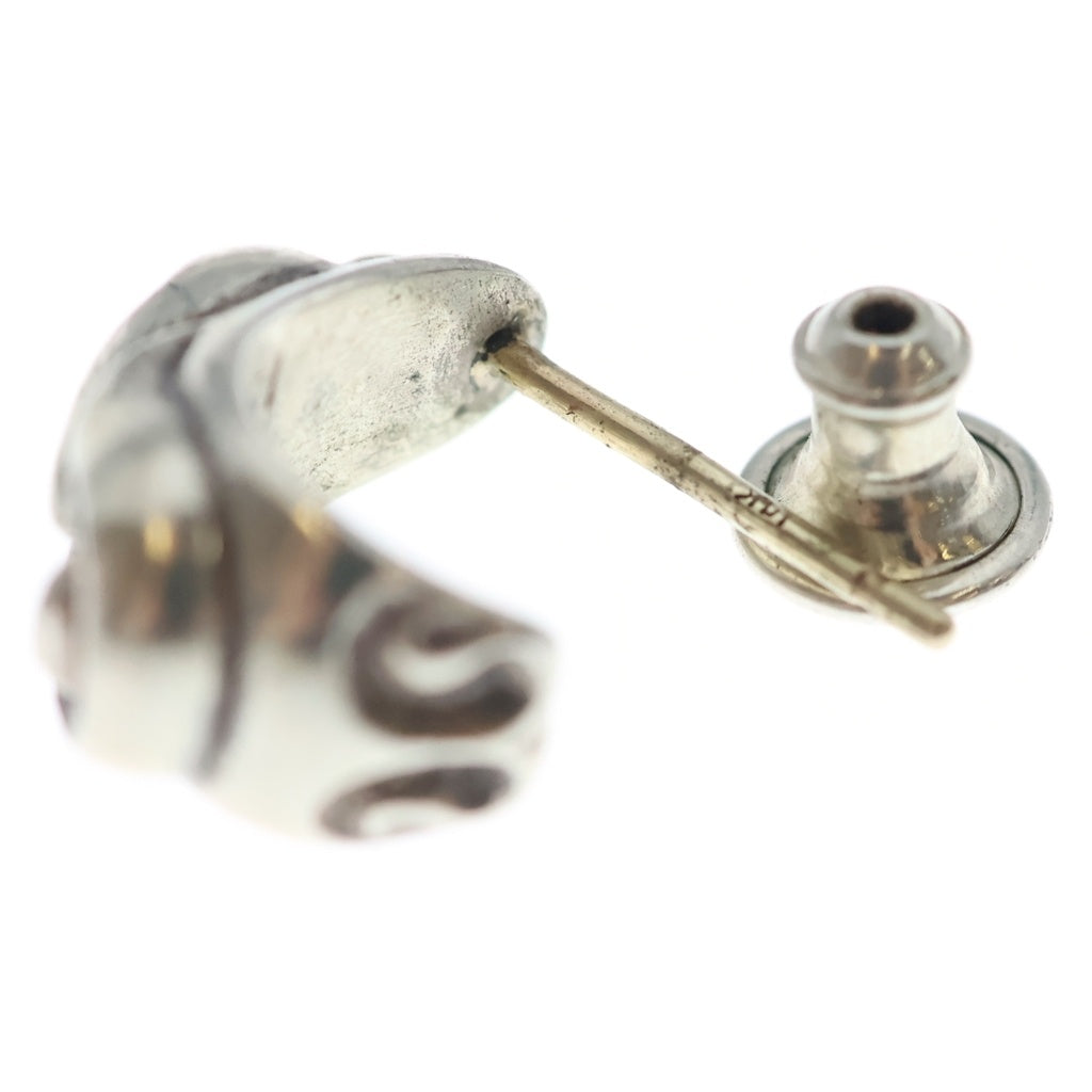 CHROME HEARTS(クロムハーツ) CARVED TEARDROP カーブドティアドロップ ピアス シルバー BCA091 レディース