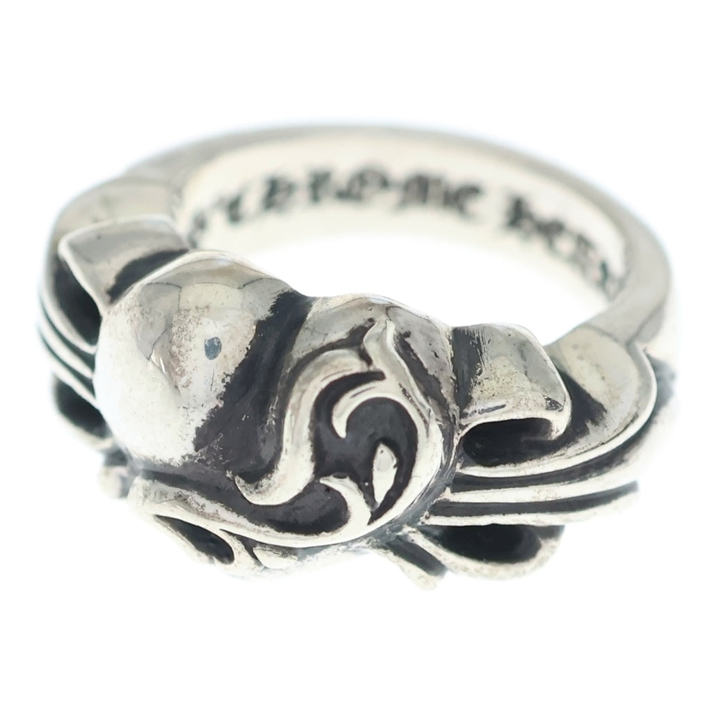 CHROME HEARTS(クロムハーツ) FLRL CRS HRT フローラルハートリング シルバー