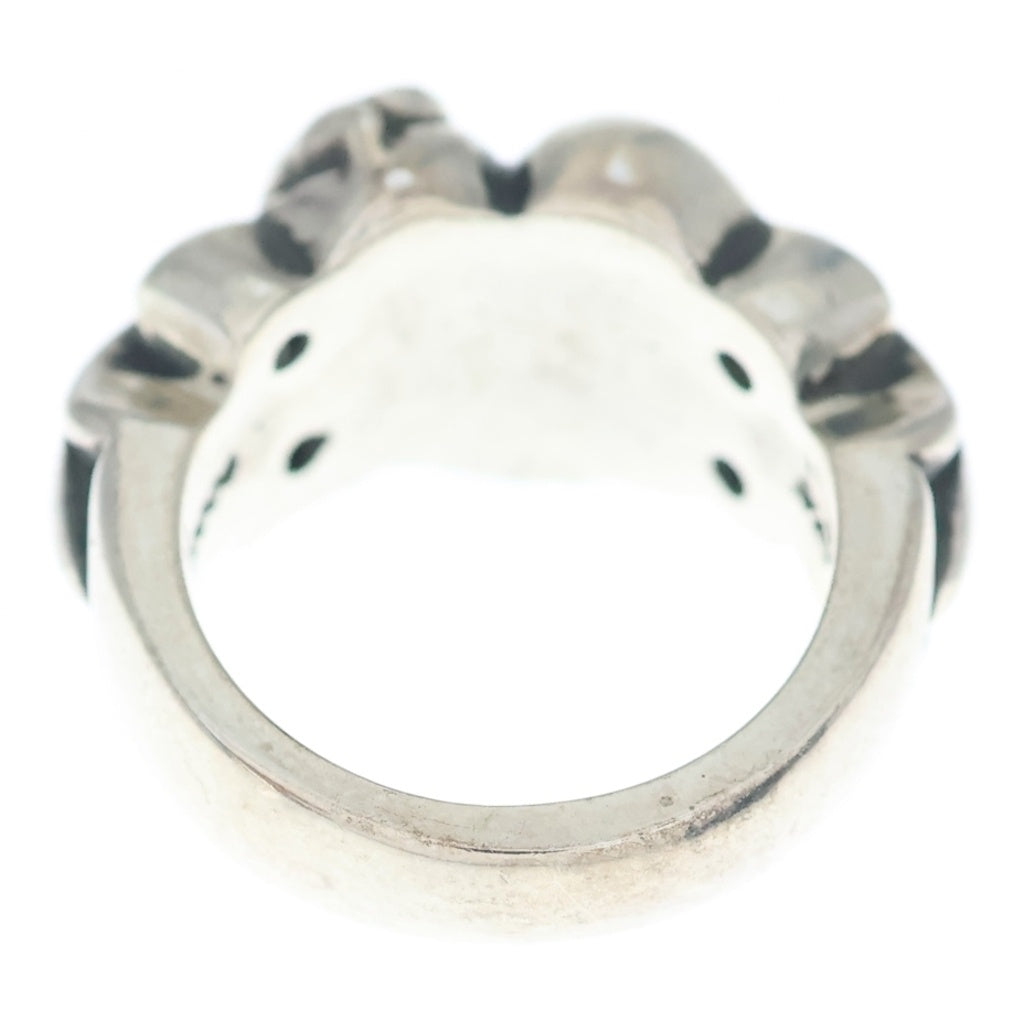 CHROME HEARTS(クロムハーツ) FLRL CRS HRT フローラルハートリング シルバー