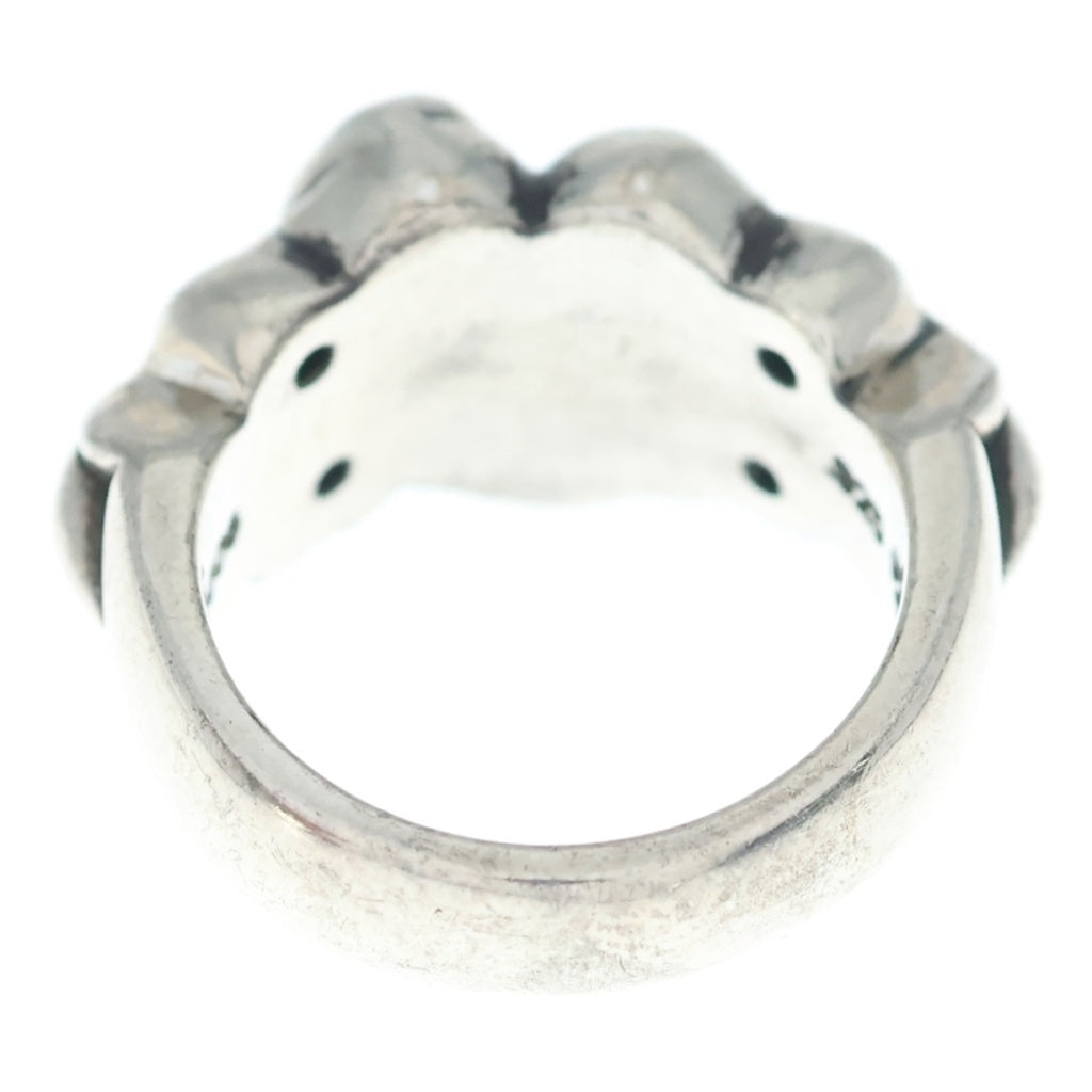 CHROME HEARTS(クロムハーツ) FLRL CRS HRT フローラルハートリング シルバー レディース