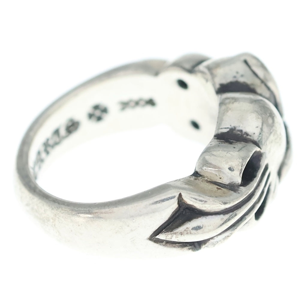 CHROME HEARTS(クロムハーツ) FLRL CRS HRT フローラルハートリング シルバー レディース