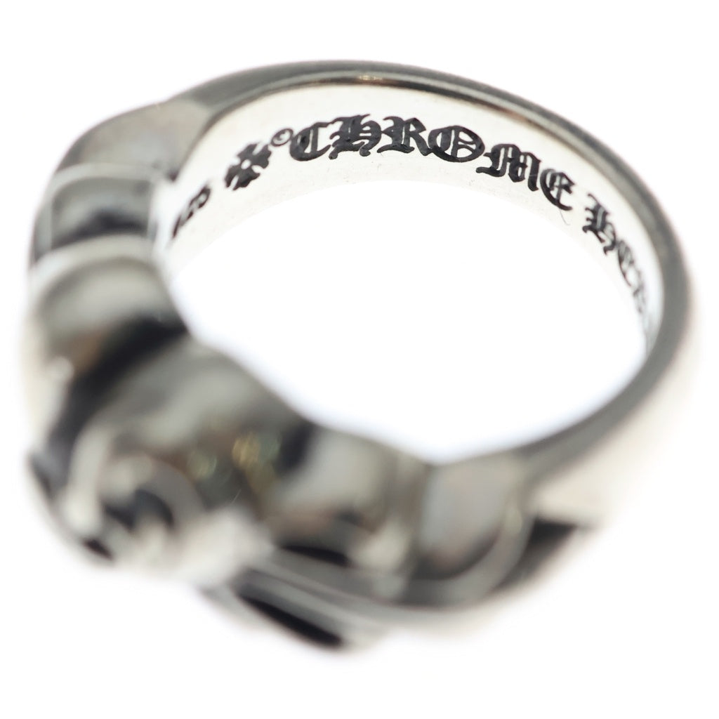 CHROME HEARTS(クロムハーツ) FLRL CRS HRT フローラルハートリング シルバー レディース