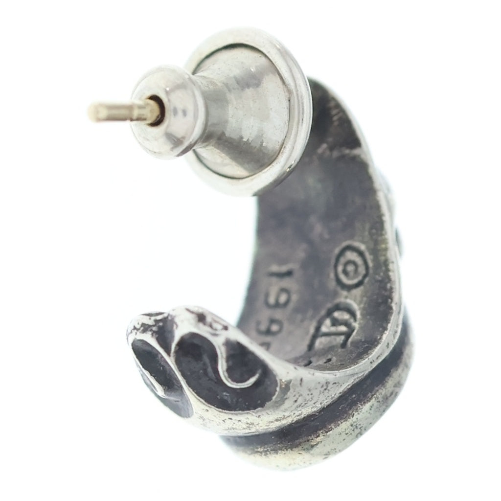 CHROME HEARTS(クロムハーツ) CARVED TEARDROP カーブドティアドロップ ピアス シルバー BCA091 レディース