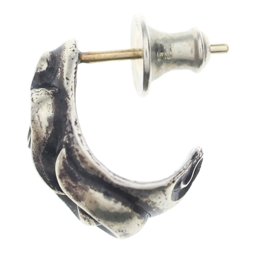 CHROME HEARTS(クロムハーツ) CARVED TEARDROP カーブドティアドロップ ピアス シルバー BCA091 レディース