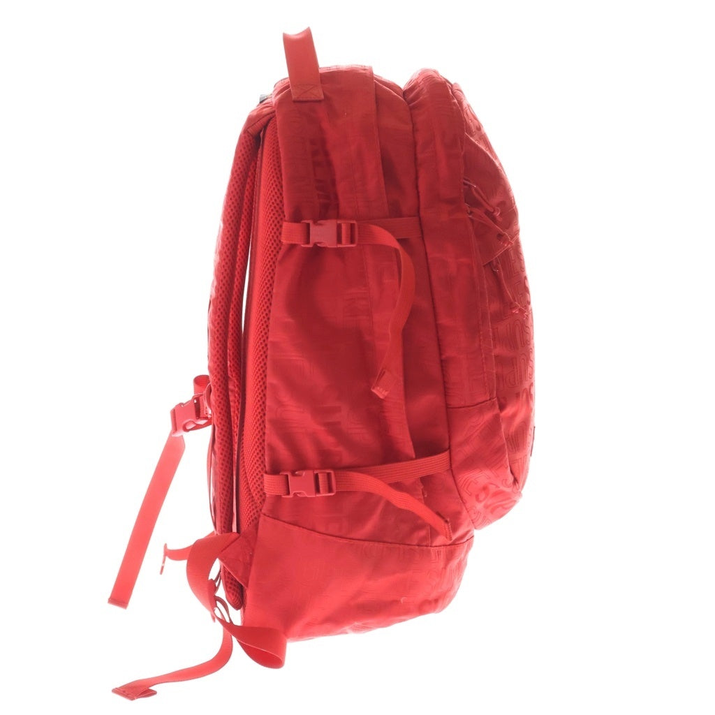 SUPREME(シュプリーム) 19SS Backpack ロゴ 総柄 バックパック リュックサック レッド