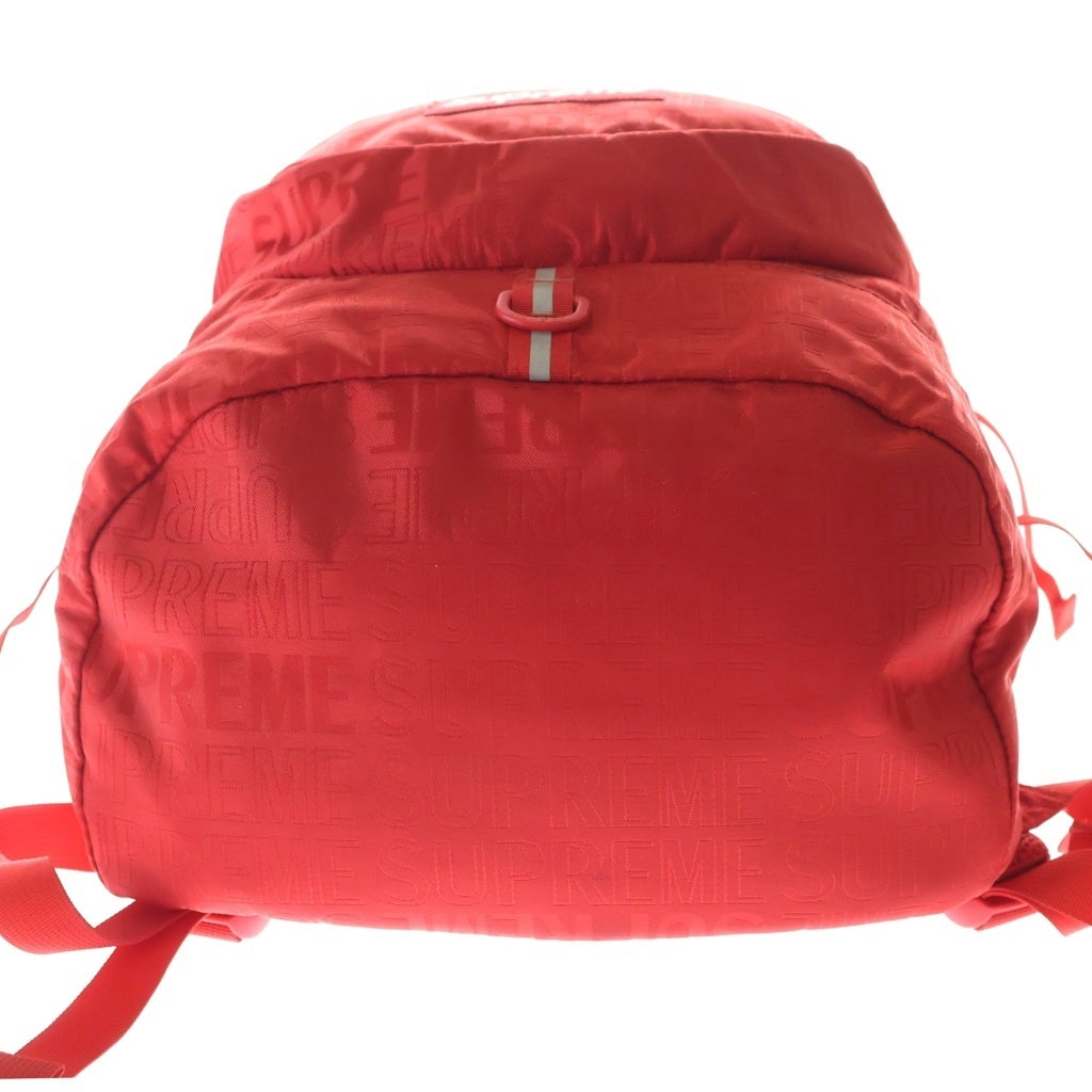SUPREME(シュプリーム) 19SS Backpack ロゴ 総柄 バックパック リュックサック レッド