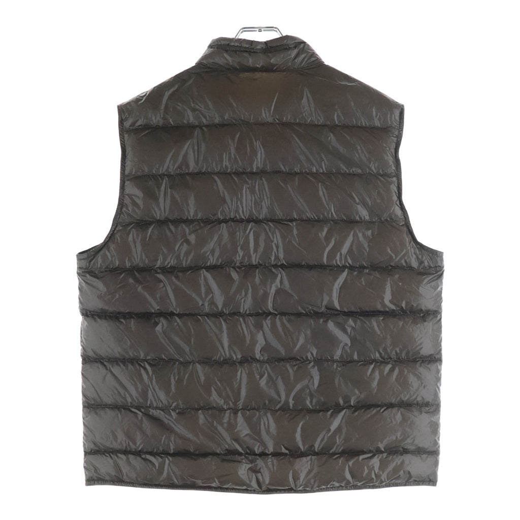 MONCLER(モンクレール) GUI ロゴパッチ ジップアップダウンベスト グレー 210914332105